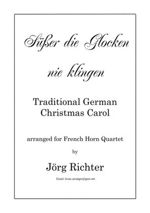 Book cover for Sweeter the bells never sound (Süßer die Glocken nie klingen) for French Horn Quartet