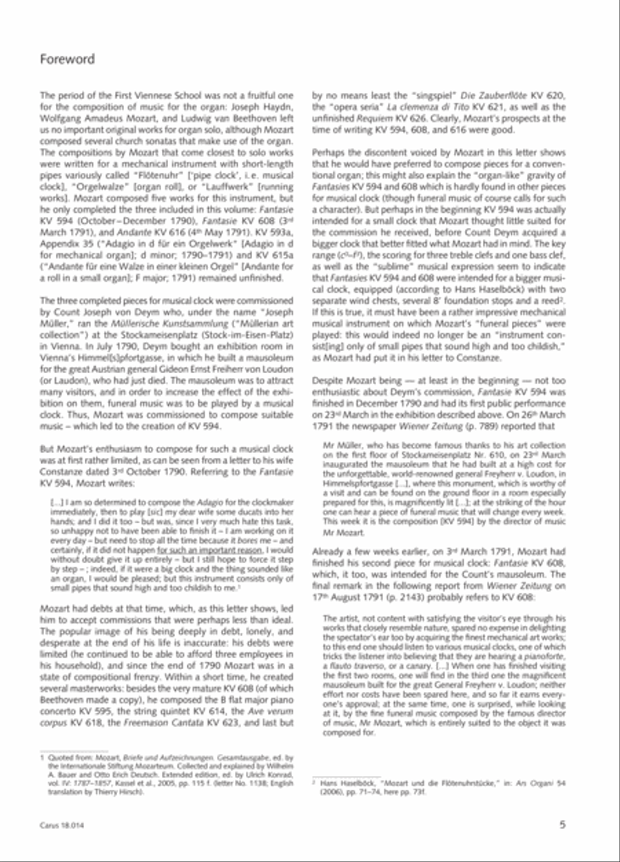 W. A. Mozart: Three organ works Organ scores gallery preview page 6