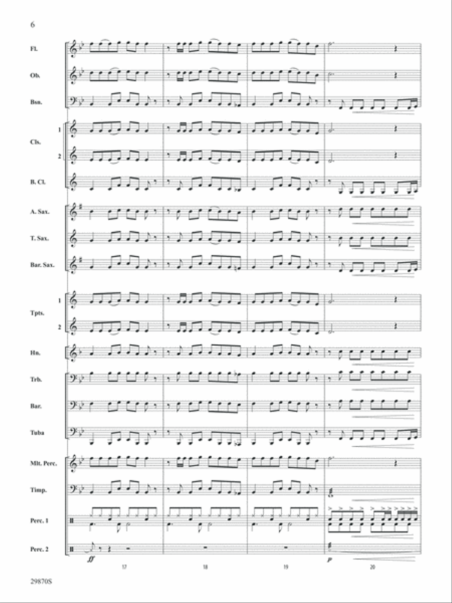 Know Your Enemy: Score Know Your Enemy: Score Concert Band scores gallery preview page 6