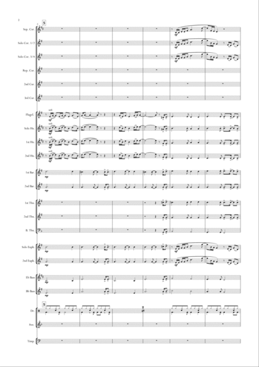 Rocket Man (i Think It's Gonna Be A Long Long Time) Brass Band scores gallery preview page 2