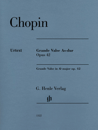 Book cover for Grande Valse A-flat Major Op. 42