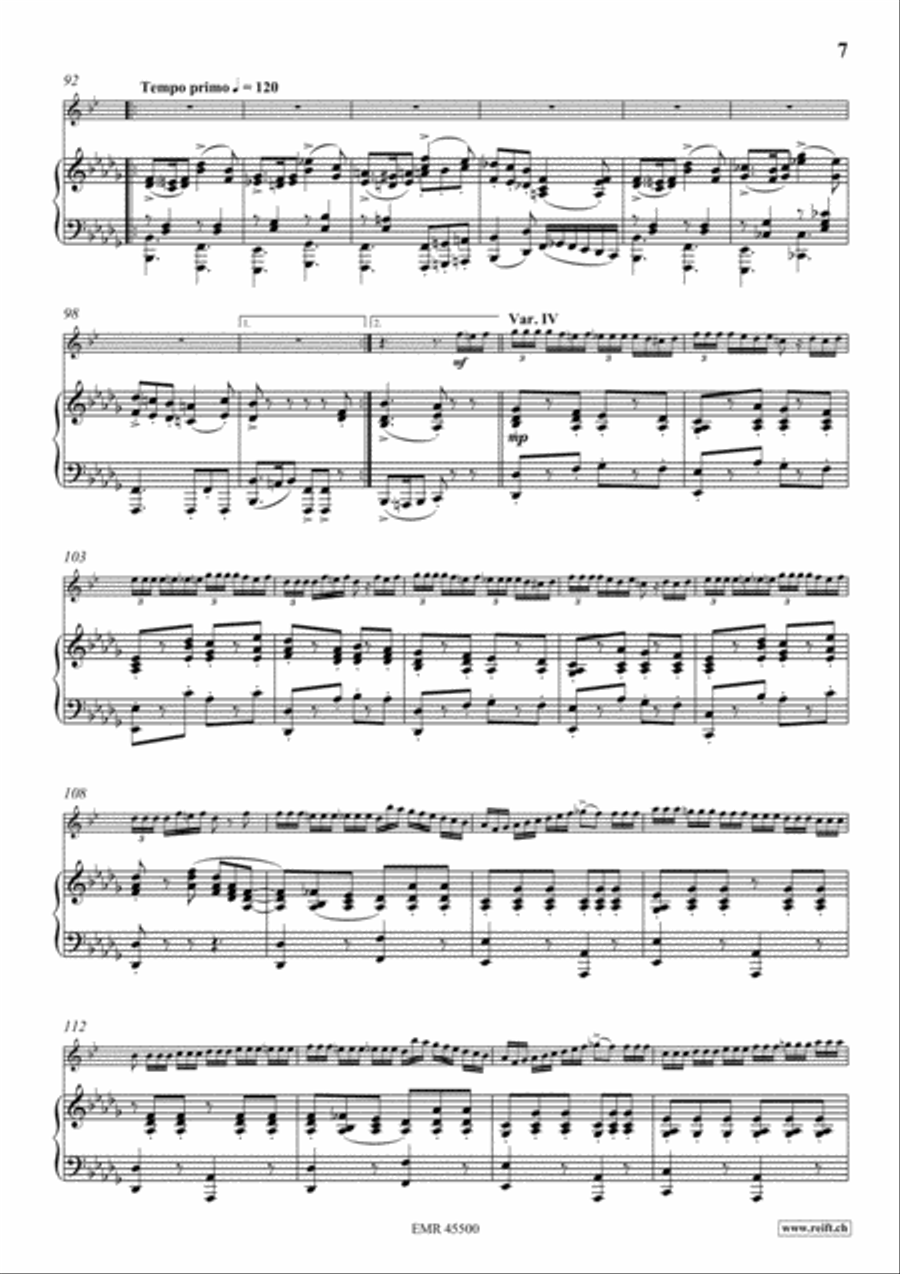 The Carnival Of Venice The Carnival Of Venice Alto Saxophone scores gallery preview page 8