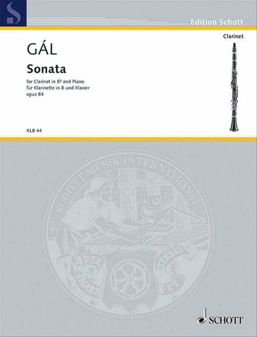 Sonata, Op. 84 Clarinet Solo scores gallery preview page 1