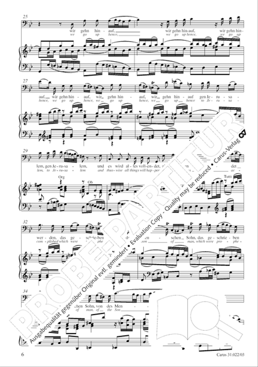 Jesus calling then the Twelve to him (Jesus nahm zu sich die Zwolfe) ATB scores gallery preview page 7