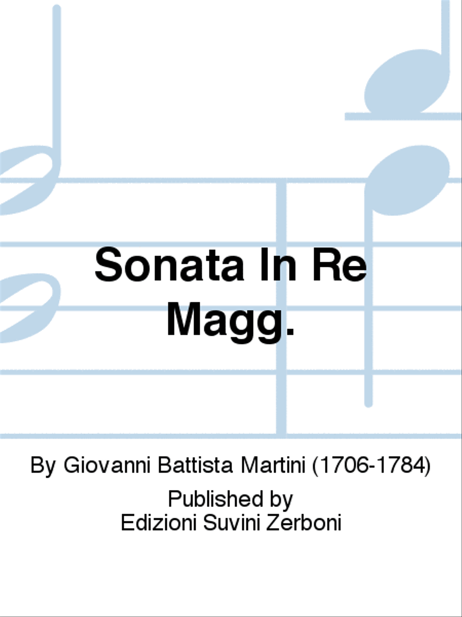 Sonata In Re Magg. Sonata In Re Magg. Trumpet scores gallery preview page 1