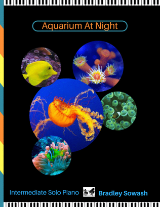 Book cover for Aquarium at Night - Solo Piano