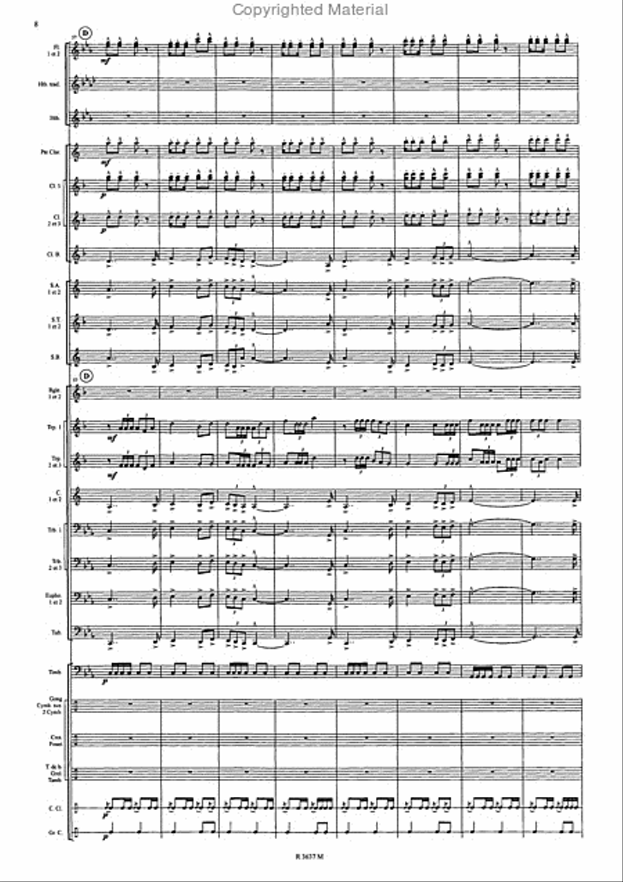 Ambaixadora Contrabandistas Concert Band scores gallery preview page 9