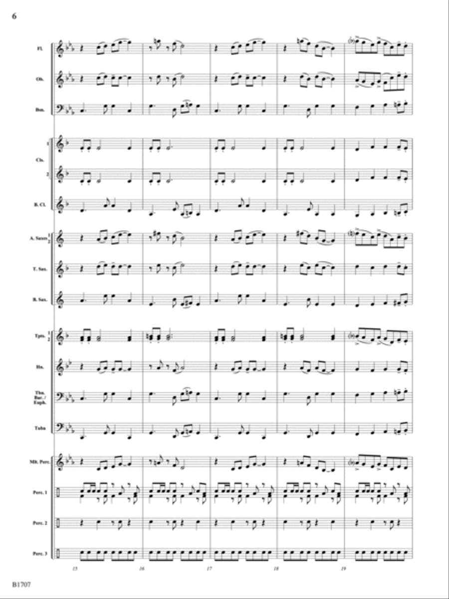 Bossa Brazil: Score Concert Band scores gallery preview page 6
