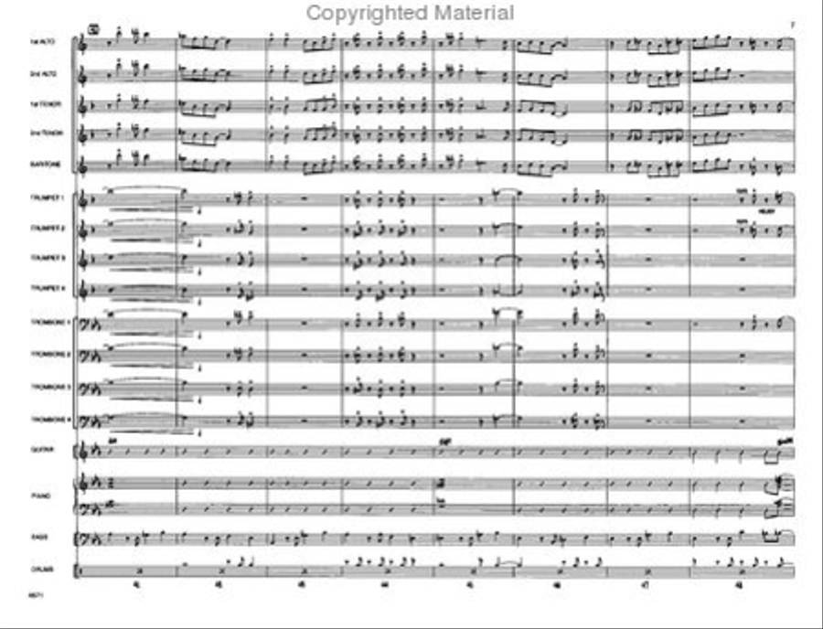 Big Al's Boogie Jazz Ensemble scores gallery preview page 7