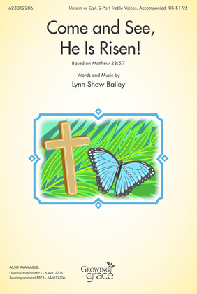Book cover for Come and See, He Is Risen!