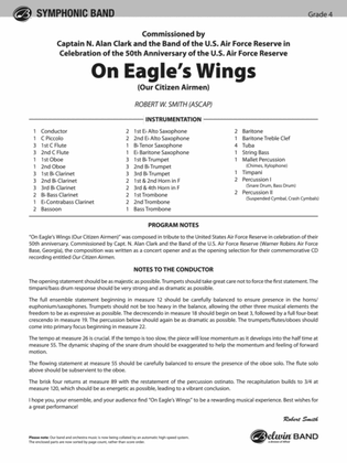 On Eagle's Wings: Score