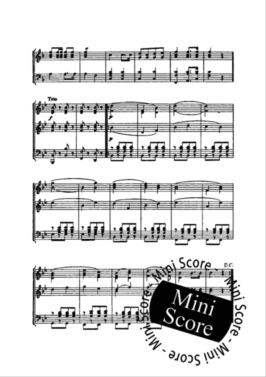 Lang Zal Hij Leven Fanfare Band scores gallery preview page 6