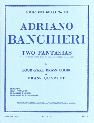 2 Fantasias (quartet-brass)