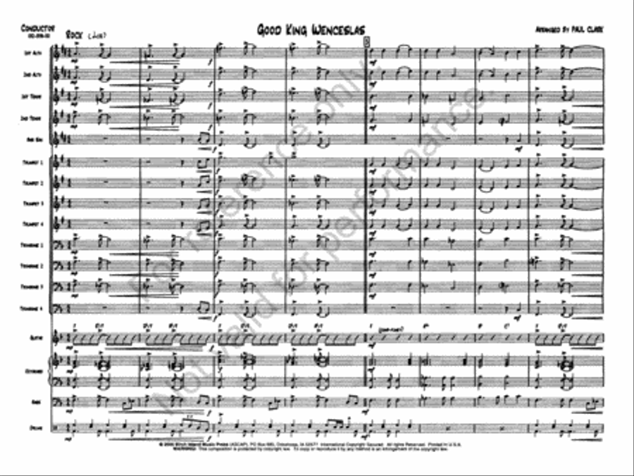 Christmas and Holiday Jazz Saver Pack Jazz Ensemble scores gallery preview page 3