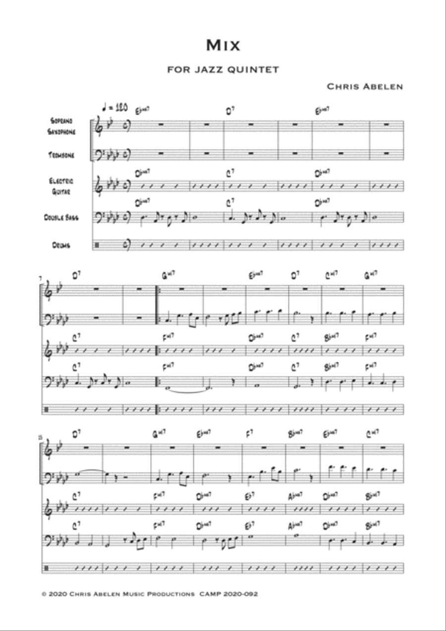 Mix Jazz Ensemble scores gallery preview page 2