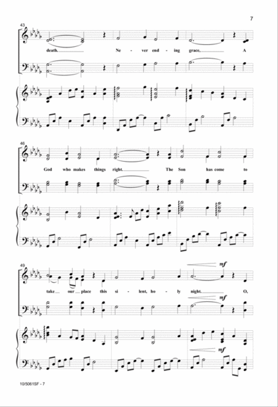 O Come to My Heart 4-Part scores gallery preview page 7