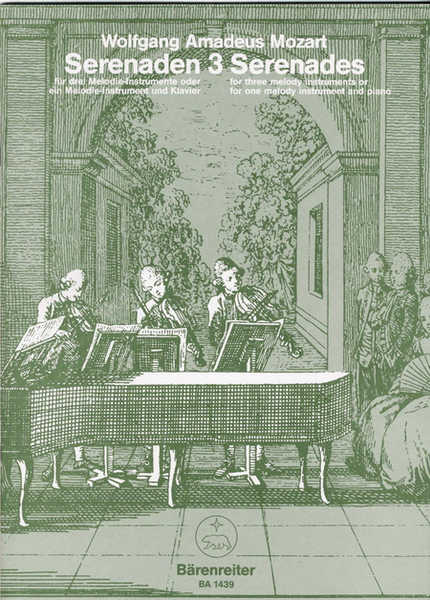 Serenaden fur drei Melodie-Instrumente oder ein Melodie-Instrument und Klavier, Heft 3 C major KV 439b/3