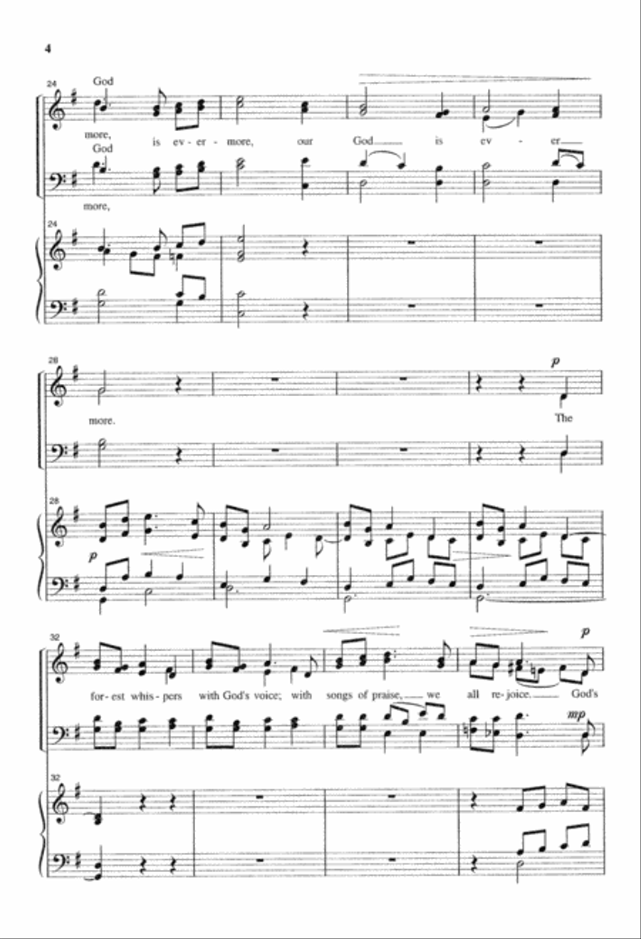 Gift of Life 4-Part scores gallery preview page 5