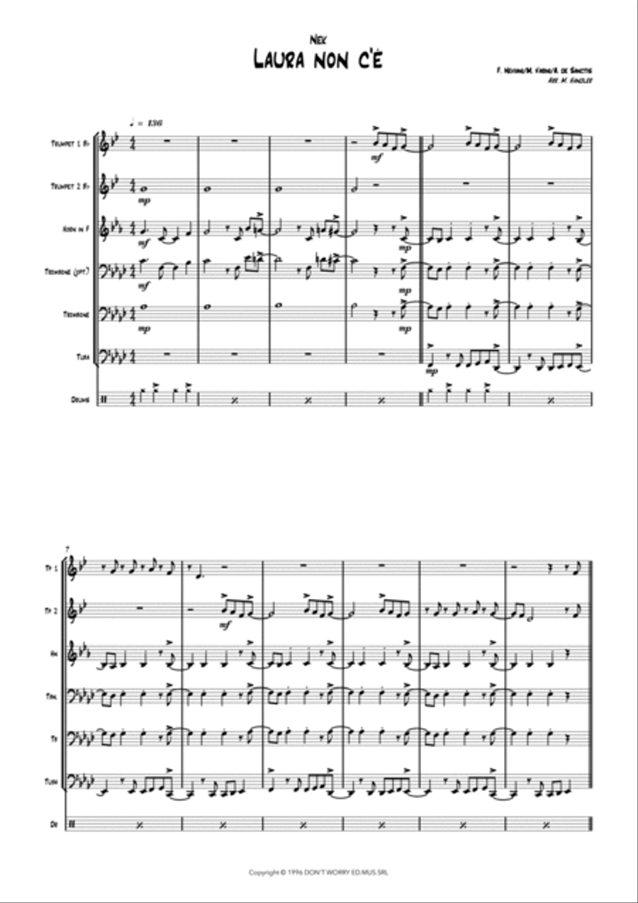 Laura Non C'e' Horn scores gallery preview page 2