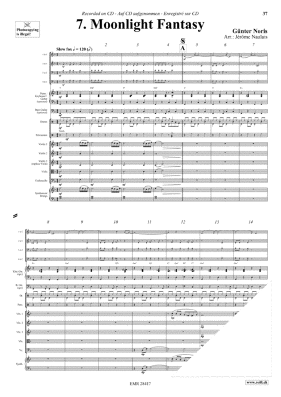 Let's Dance Volume 3 Brass Ensemble scores gallery preview page 9