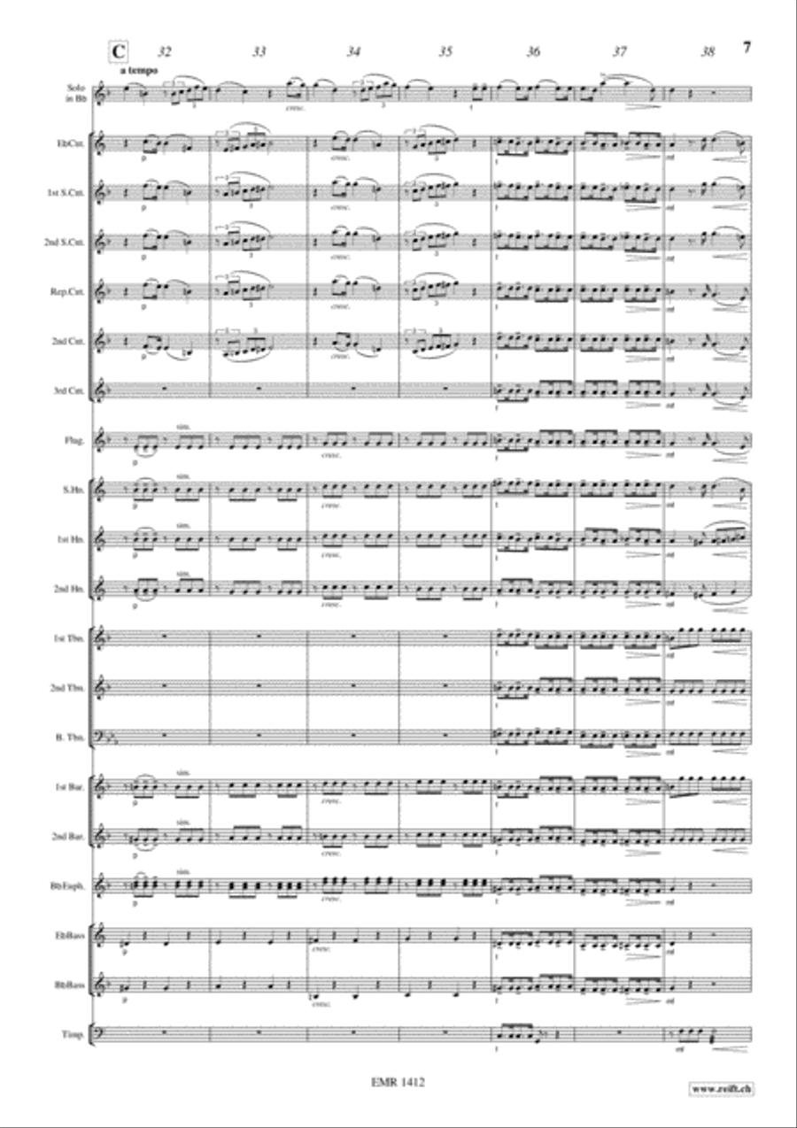 Romance Brass Band scores gallery preview page 7