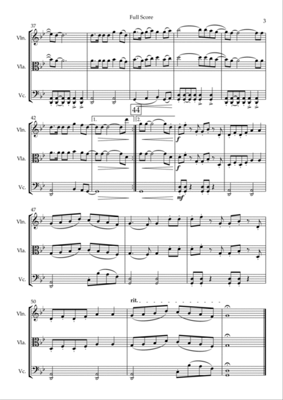 Federkleid String Trio scores gallery preview page 3