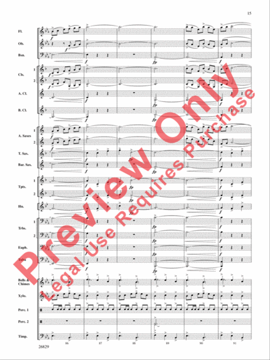 Semper Melior Concert Band scores gallery preview page 16
