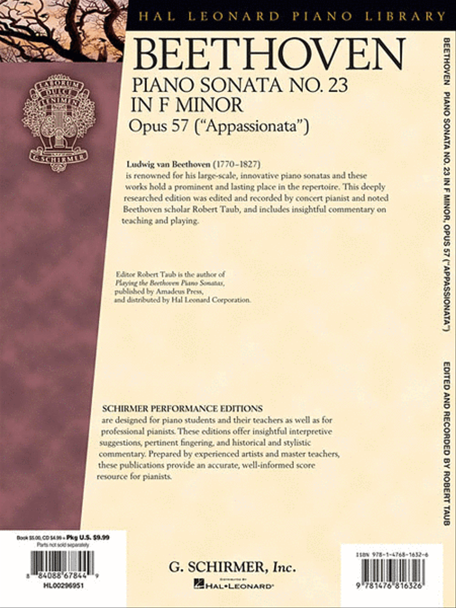 Beethoven: Sonata No. 23 in F minor, Opus 57 (Appassionata) Piano Solo scores gallery preview page 2