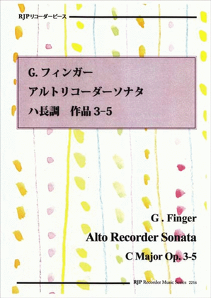 Sonata C Major, Op. 3-5