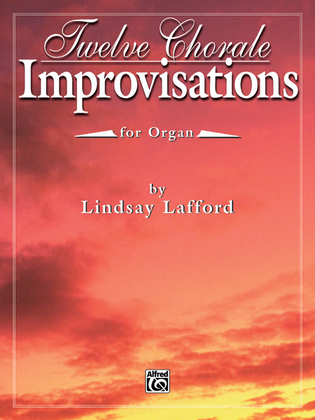 Book cover for Twelve Chorale Improvisations