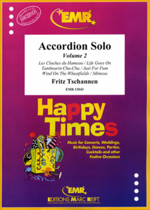 Book cover for Accordion Solo Volume 2