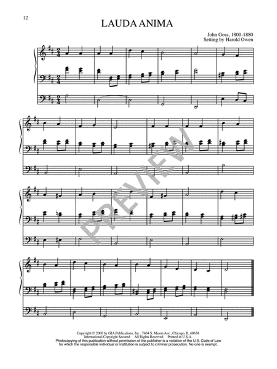 Twenty-Five Organ Harmonizations - Volume 1 Organ scores gallery preview page 14