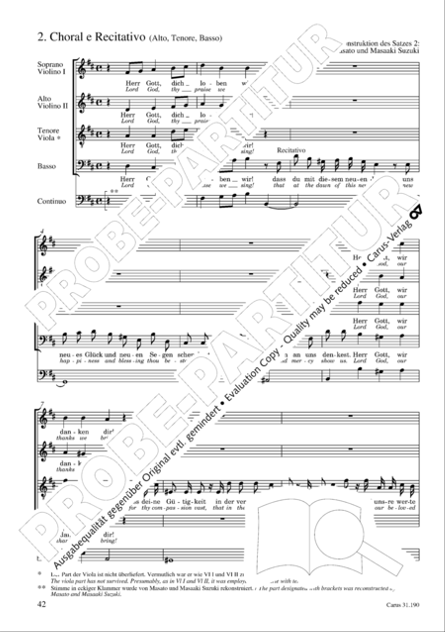 Sing to the Lord a new song (Singet dem Herrn ein neues Lied) ATB scores gallery preview page 43