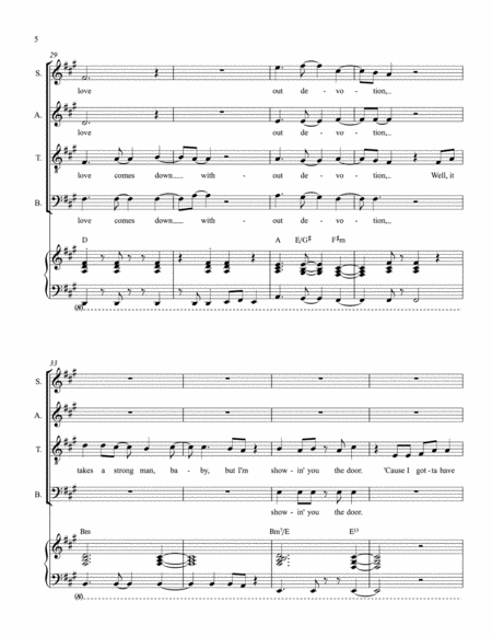 Faith - SATB+Piano Score
