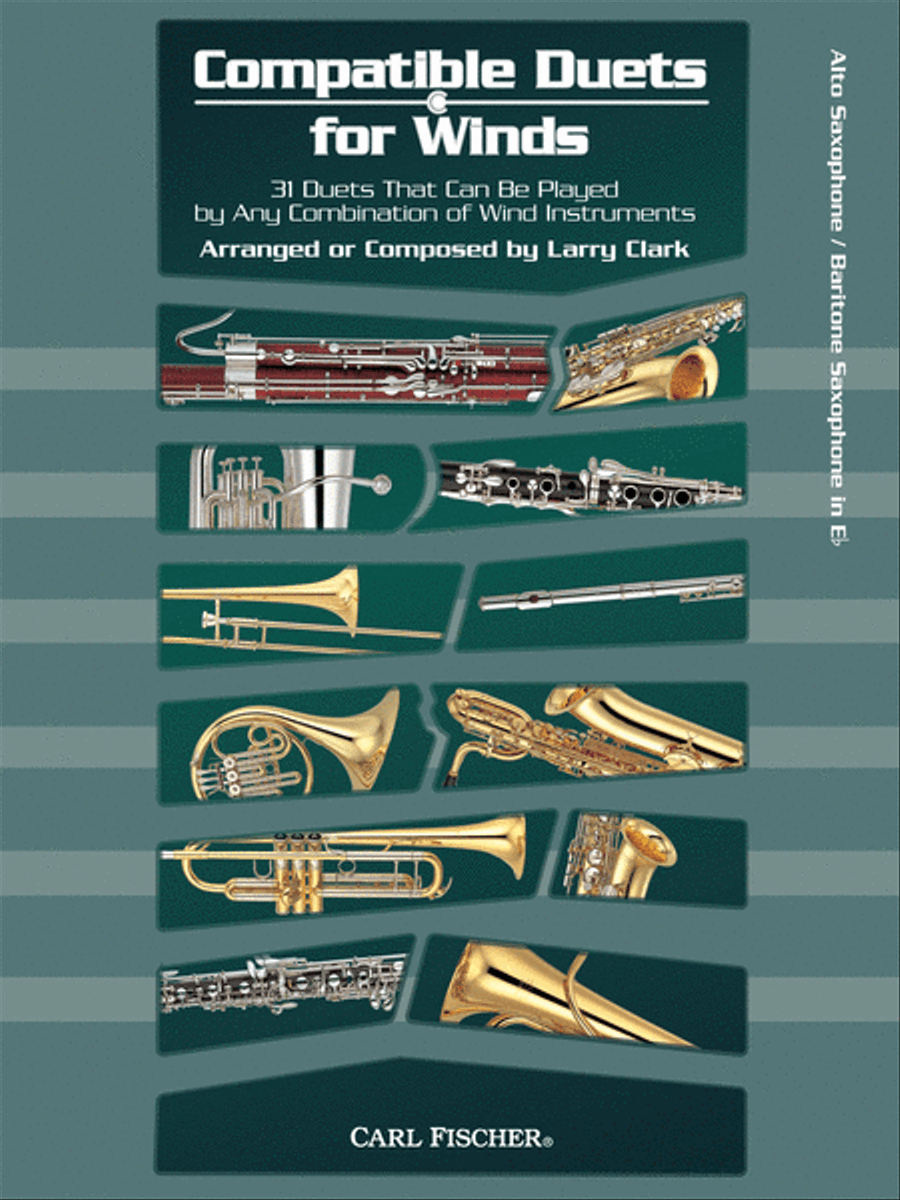 Compatible Duets for Winds Baritone Saxophone scores gallery preview page 1