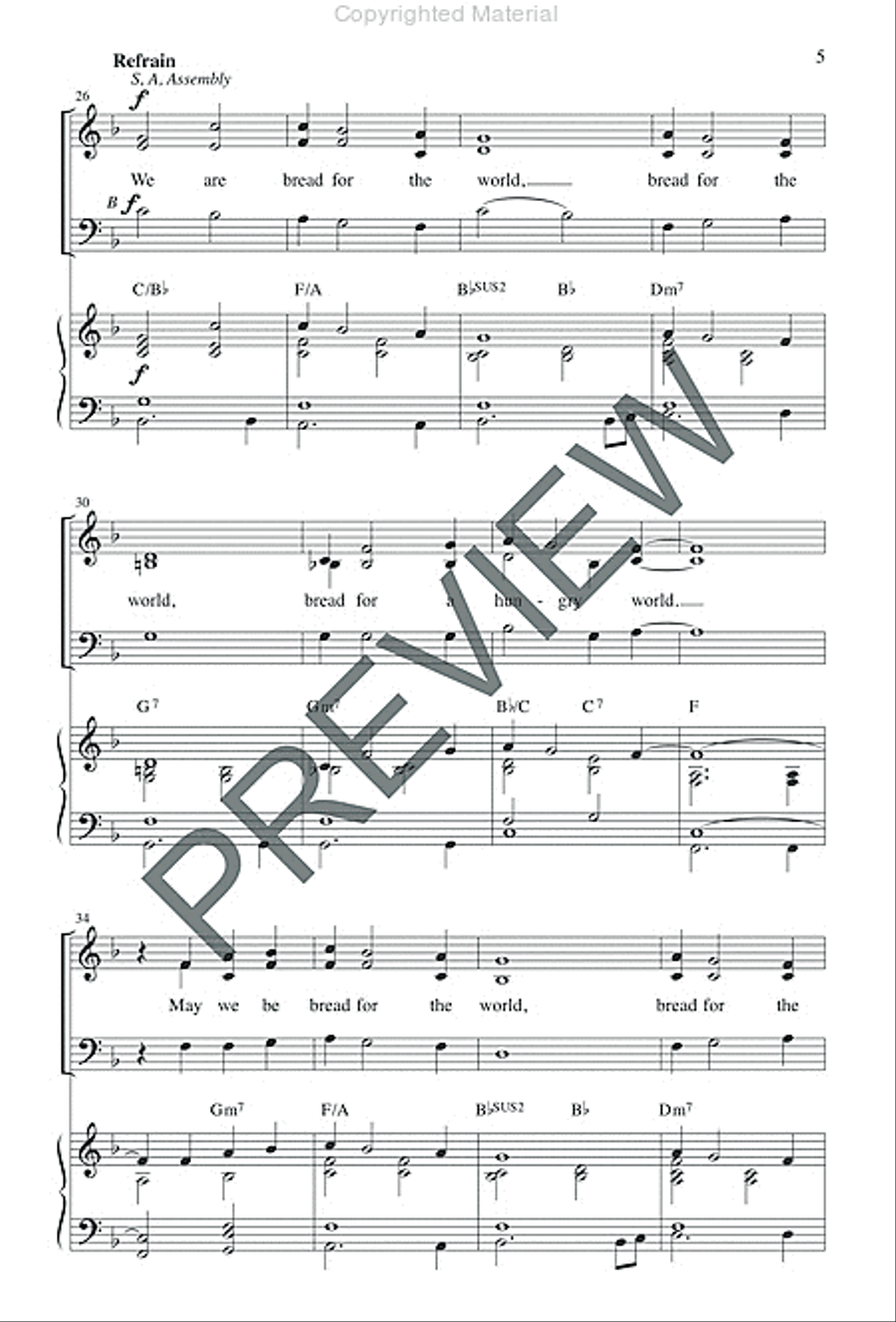 Sing for Peace - Preview edition SA scores gallery preview page 4