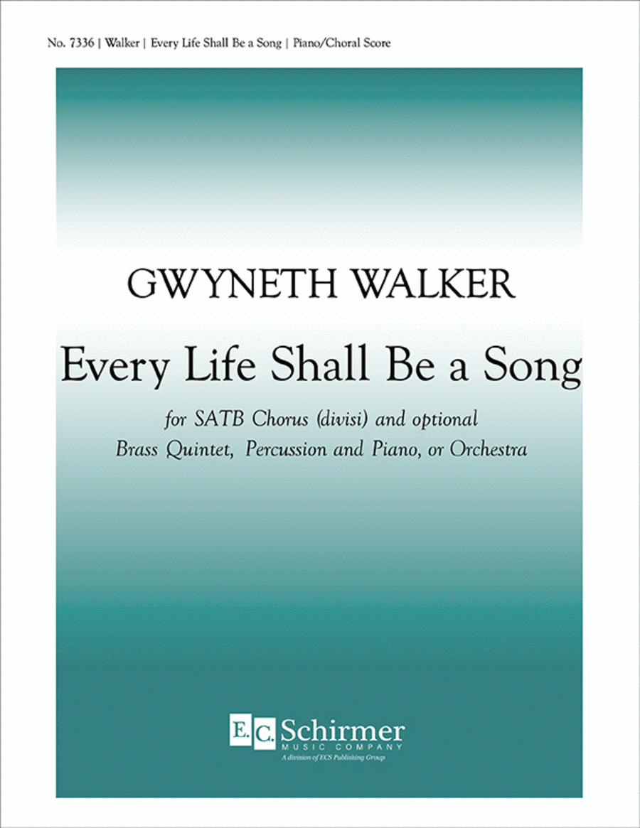 Every Life Shall Be a Song Divisi scores gallery preview page 1