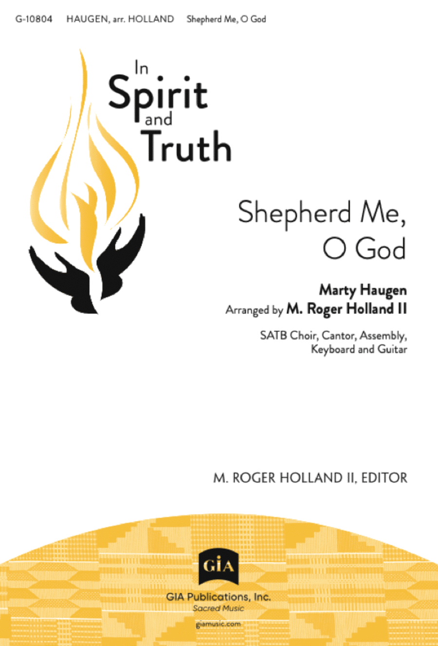 Shepherd Me, O God - Guitar edition Guitar scores gallery preview page 1