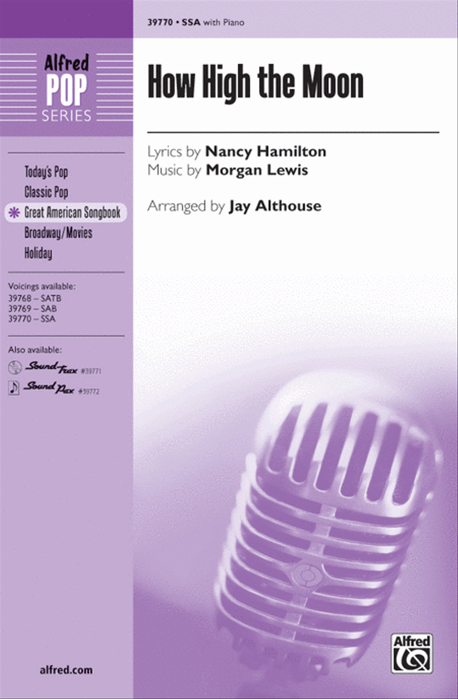 How High the Moon Women's Choir scores gallery preview page 1
