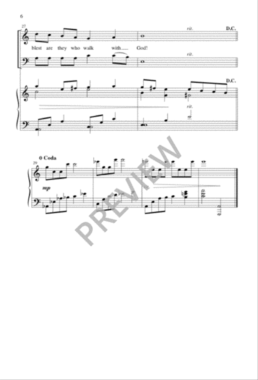 How Lovely Are Your Dwelling Places 4-Part scores gallery preview page 6
