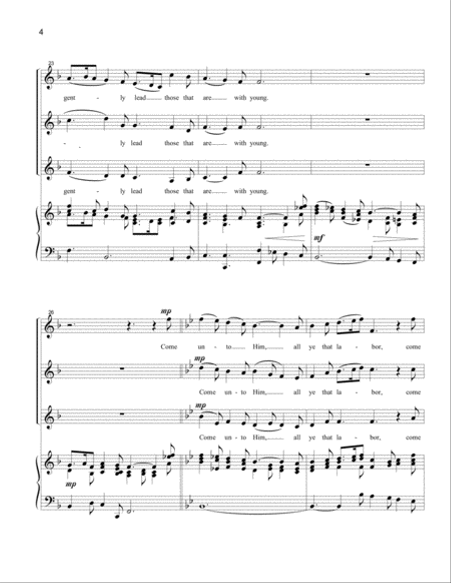 He Shall Feed His Flock (SSA) SSA scores gallery preview page 4