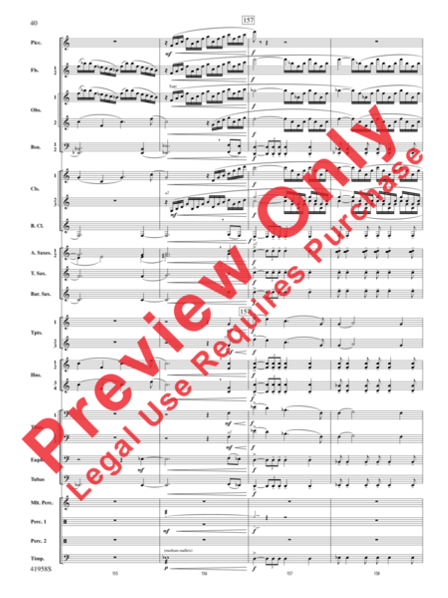 God's Country God's Country Concert Band scores gallery preview page 60
