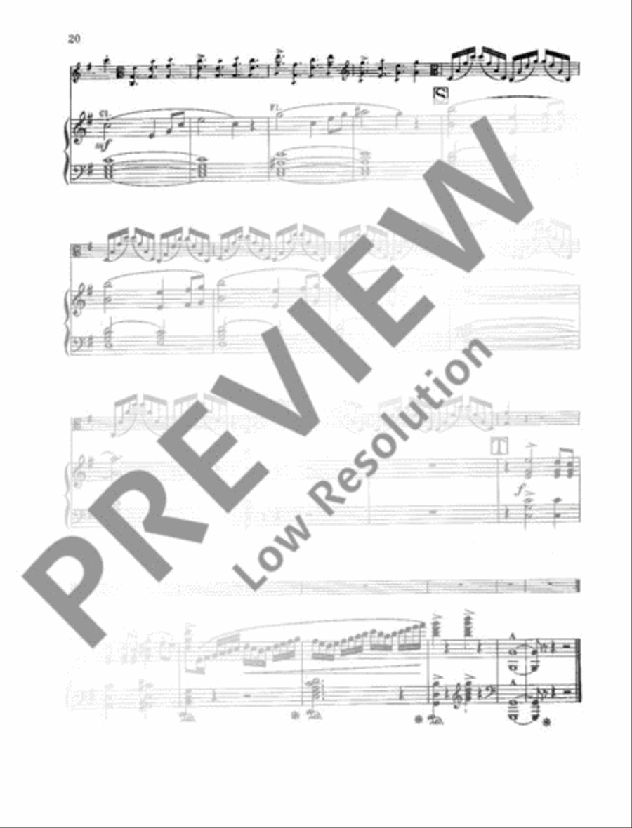 Concerto G Minor Viola scores gallery preview page 21