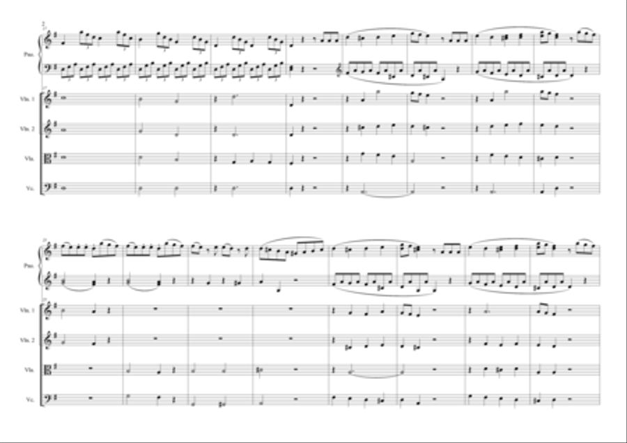 L.V.Beethoven Piano Sonatine -PianoConcerto Piano Quintet scores gallery preview page 2
