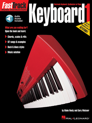 Book cover for FastTrack Keyboard Method – Book 1