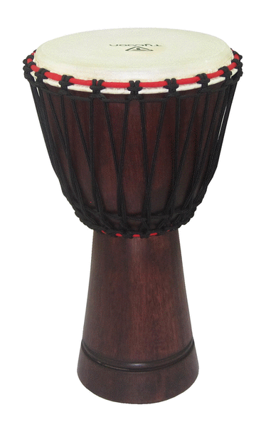 Staved Siam Oak Rope-Tuned 10'' Djembe