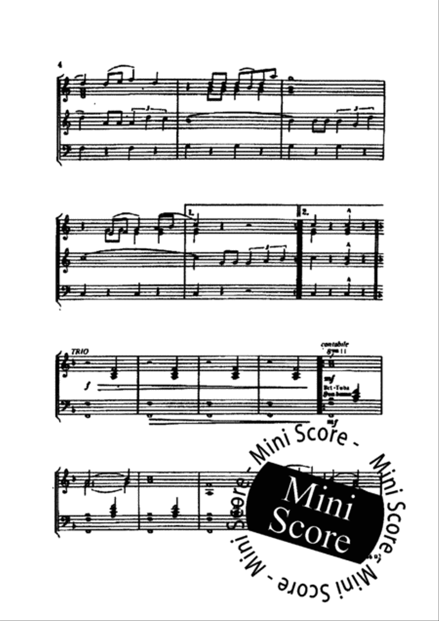 Graf Waldersee Concert Band - Sheet Music page 7