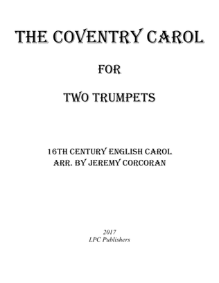 The Coventry Carol for Two Trumpets