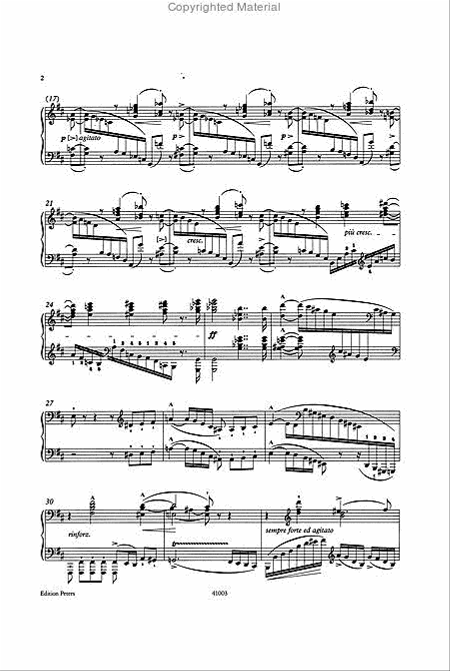 Piano Sonata in B minor Piano Solo scores gallery preview page 3