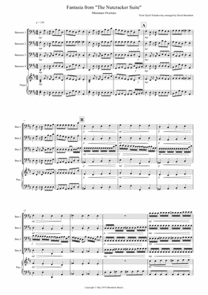 Miniature Overture (Fantasia from Nutcracker) for Bassoon Quartet